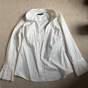 Banana Republic White Button Down Shirt